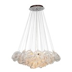 Infinity Chandelier - Chrome / Clear