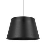 Henley Pendant - Textured Black / Black