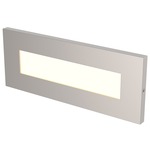 Vitra Outdoor Horizontal Turtle LED Brick Light - Satin Nickel