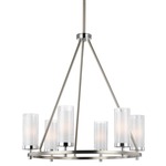 Jonah Chandelier - Satin Nickel / Clear