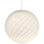 Patera Pendant - White / White