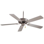 Contractor Ceiling Fan - Brushed Steel / Silver