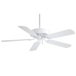 Sundance Outdoor Ceiling Fan - White / White