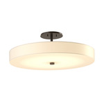 Disq Ceiling Light Fixture - Bronze / Spun Frost