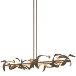 Folio Large Linear Pendant - Bronze