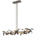Folio Large Linear Pendant - Dark Smoke