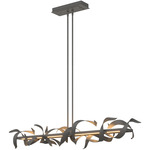 Folio Large Linear Pendant - Natural Iron