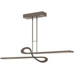 Switchback LED Pendant - Bronze