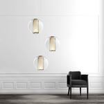 Bel Occhio Chandelier - White / White