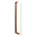 Contour Floor Lamp - Walnut / White