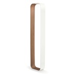 Contour Floor Lamp - Walnut/White