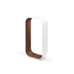 Contour Table Lamp - Walnut / White