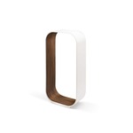 Contour Table Lamp - Walnut/White