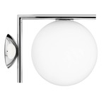 IC Wall / Ceiling Light - Chrome / Opal