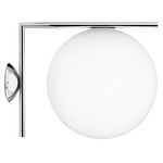 IC Wall / Ceiling Light - Chrome / Opal