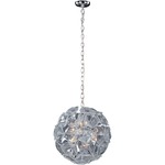 Fiori Pendant - Clear Murano