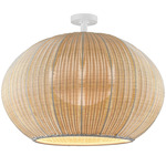 Garota Outdoor Ceiling Light - Natural White / Ivory White