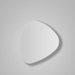 Tria Single Wall Light - White Satin Lacquer