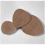 Tria Three Light Wall Light - Natural Oak 