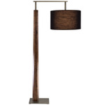 Altus Floor Lamp - Oiled Bronze / Oiled Walnut / Black