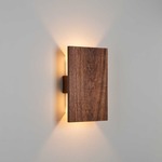 Tersus Wood Wall Sconce - Walnut