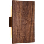 Tersus Wood Wall Sconce - Walnut