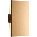 Tersus Metallic Wall Sconce - Walnut / Brushed Rose Gold