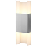 Ansa Wall Sconce - Brushed Aluminum / Frosted