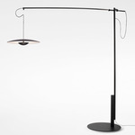 Ginger XL Floor Lamp - Matte Black / Wenge / White Interior