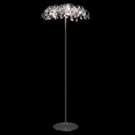 Tiara Floor Lamp - Stainless Steel / Transparent