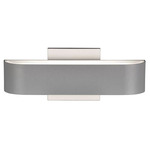 Montreal Outdoor Wall Sconce - Satin Nickel / Frosted