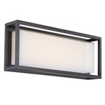 Framed Outdoor Wall Light - Bronze / White