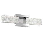 Sofia Bathroom Vanity Light - Polished Nickel / Crystal