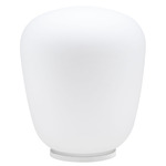 Lumi Baka Table Lamp - White / White