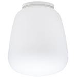 Lumi Baka Ceiling Light - White / White