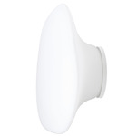 Lumi Mycena Wall / Ceiling Light - White / White
