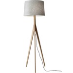 Eden Floor Lamp - Natural Ash / Grey