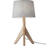 Eden Table Lamp - Natural Ash / Grey