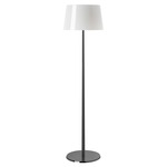 Lumiere XXL Floor Lamp - Black Chrome / White 