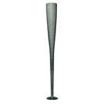 Mite Floor Lamp - Aluminum / Black