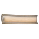 Lineate 22 inch Bathroom Vanity Light - Brushed Nickel / Waves Porcelain