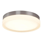 Slice Round Wall / Ceiling Light - Brushed Nickel / Opal