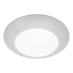 Disc 4 Inch Retrofit Wall / Ceiling Light - White