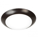 Disc 6 Inch Retrofit Wall / Ceiling Light - Bronze