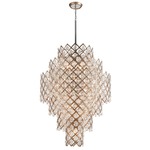 Tiara Chandelier - Vienna Bronze / Crystal