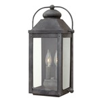 Anchorage 120V Outdoor Wall Sconce - Aged Zinc / Clear