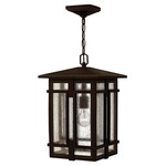 Tucker Outdoor Pendant - Oil Rubbed Bronze / Clear Seedy