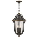 Bolla Outdoor Pendant - Olde Bronze / Clear Seedy