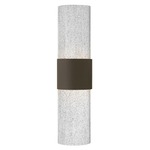Horizon Outdoor Wall Light - Buckeye Bronze / Clear Seedy