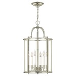 Gentry Pendant - Polished Nickel / Clear